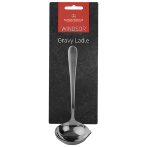 Grunwerg Windsor 18/0 Carded Gravy Ladle