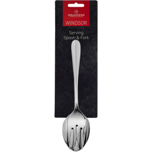 Grunwerg Windsor 18/0 Serving Spoon and Fork