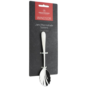 Grunwerg - Windsor 18/10 Carded 2 Jam Spoons