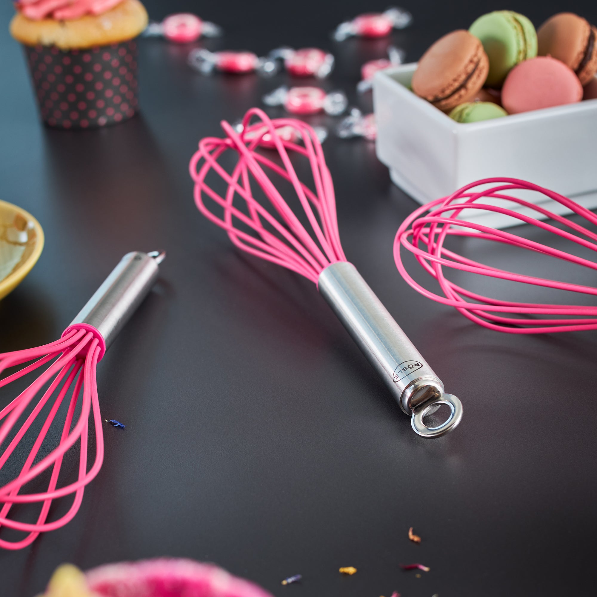 Rösle - Whisk silicone pink 27 cm | 10.6 in. Charity Edition 13586