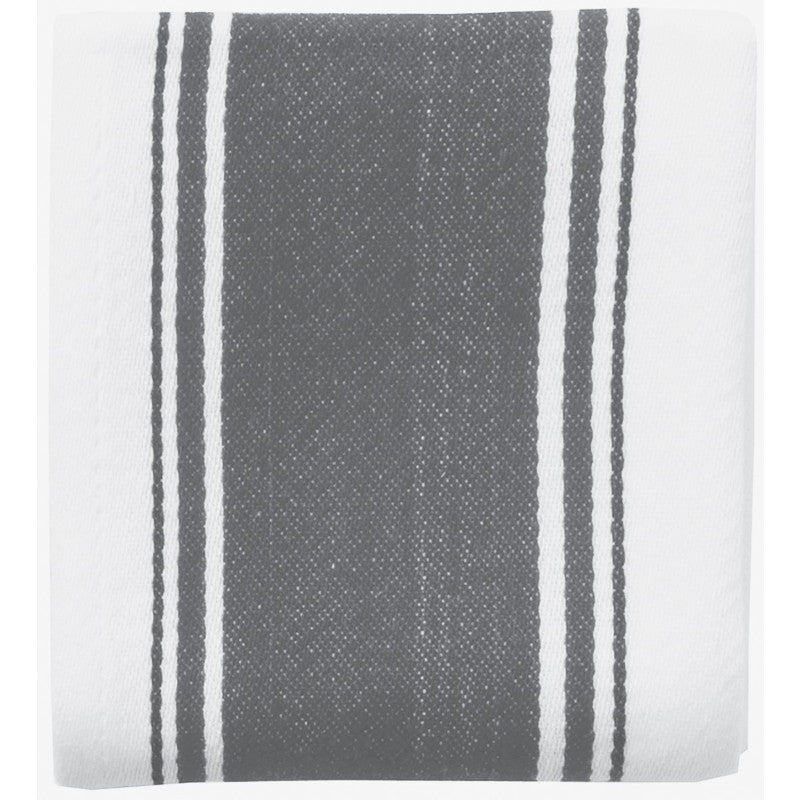 Love Colour Striped Tea Towel - Slate Grey