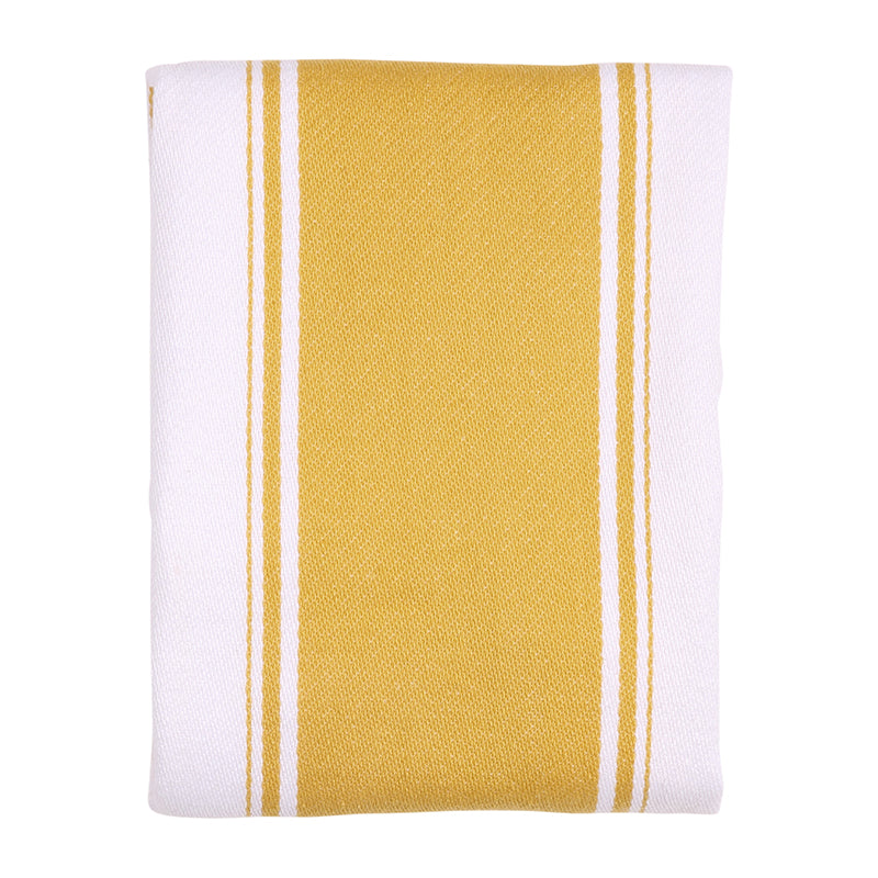 Love Colour Striped Tea Towel - Ochre