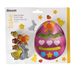 Dexam Set of 9 Easter Egg Cookie Cutters