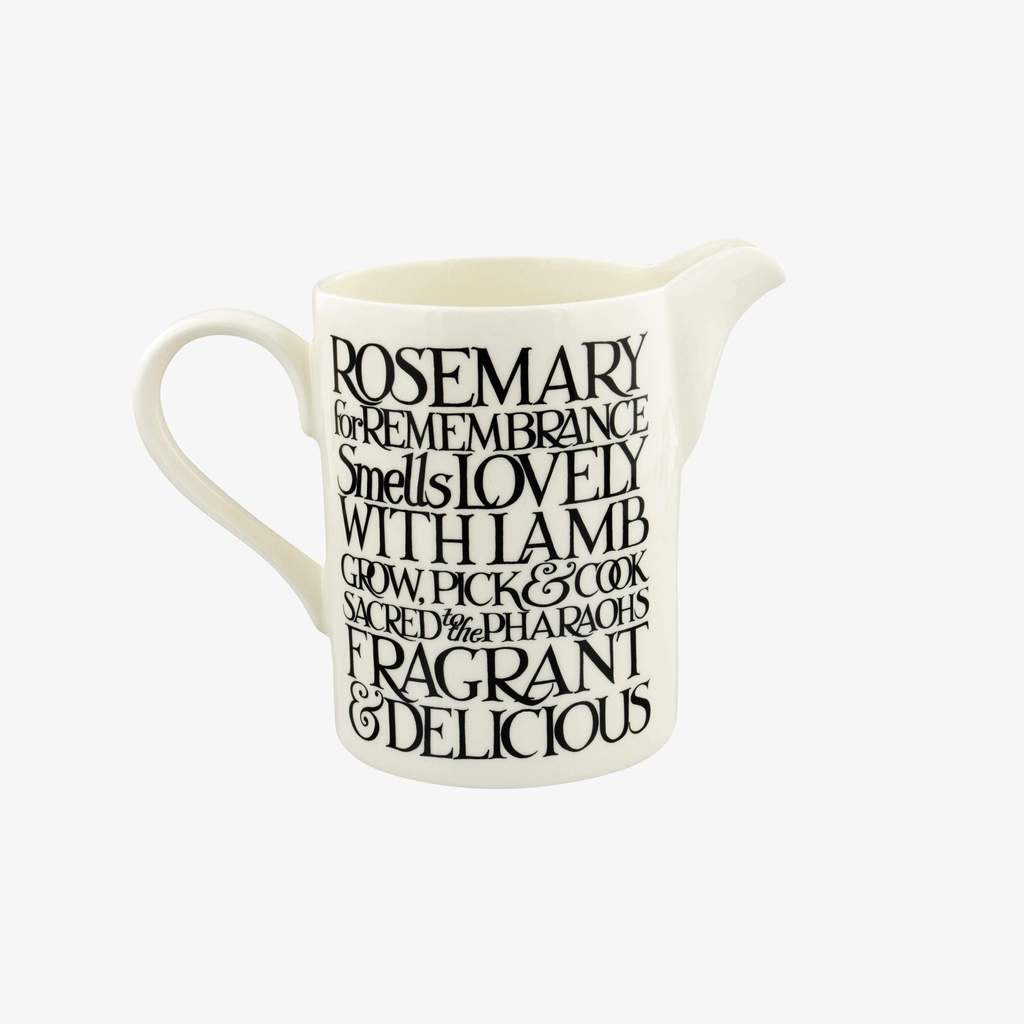 Emma Bridgewater - Black Toast Beautiful Bay Medium Straight Jug