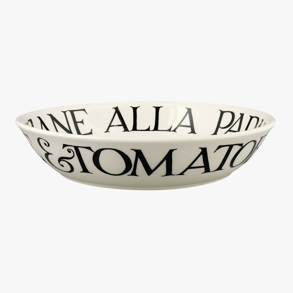 Emma Bridgewater Black Toast Macaroni Cheese Medium Pasta Bowl