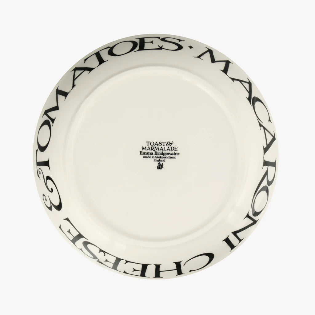 Emma Bridgewater Black Toast Macaroni Cheese Medium Pasta Bowl