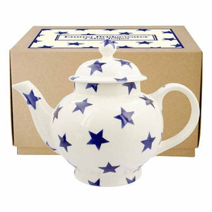 Emma Bridgewater - Blue Star 4 Mug Teapot (BOXED)