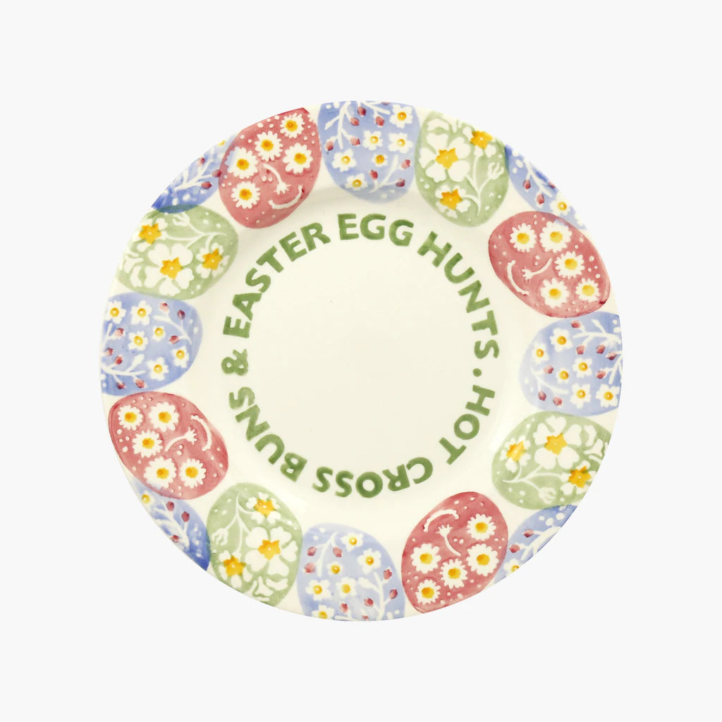 Emma Bridgewater - Easter Egg Hunt Hot Cross Buns 8 1/2 Inch Plate