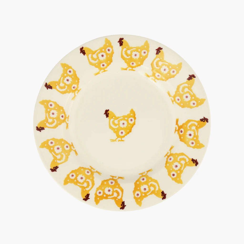Emma Bridgewater - Yellow Hen 8 1/2 Inch Plate