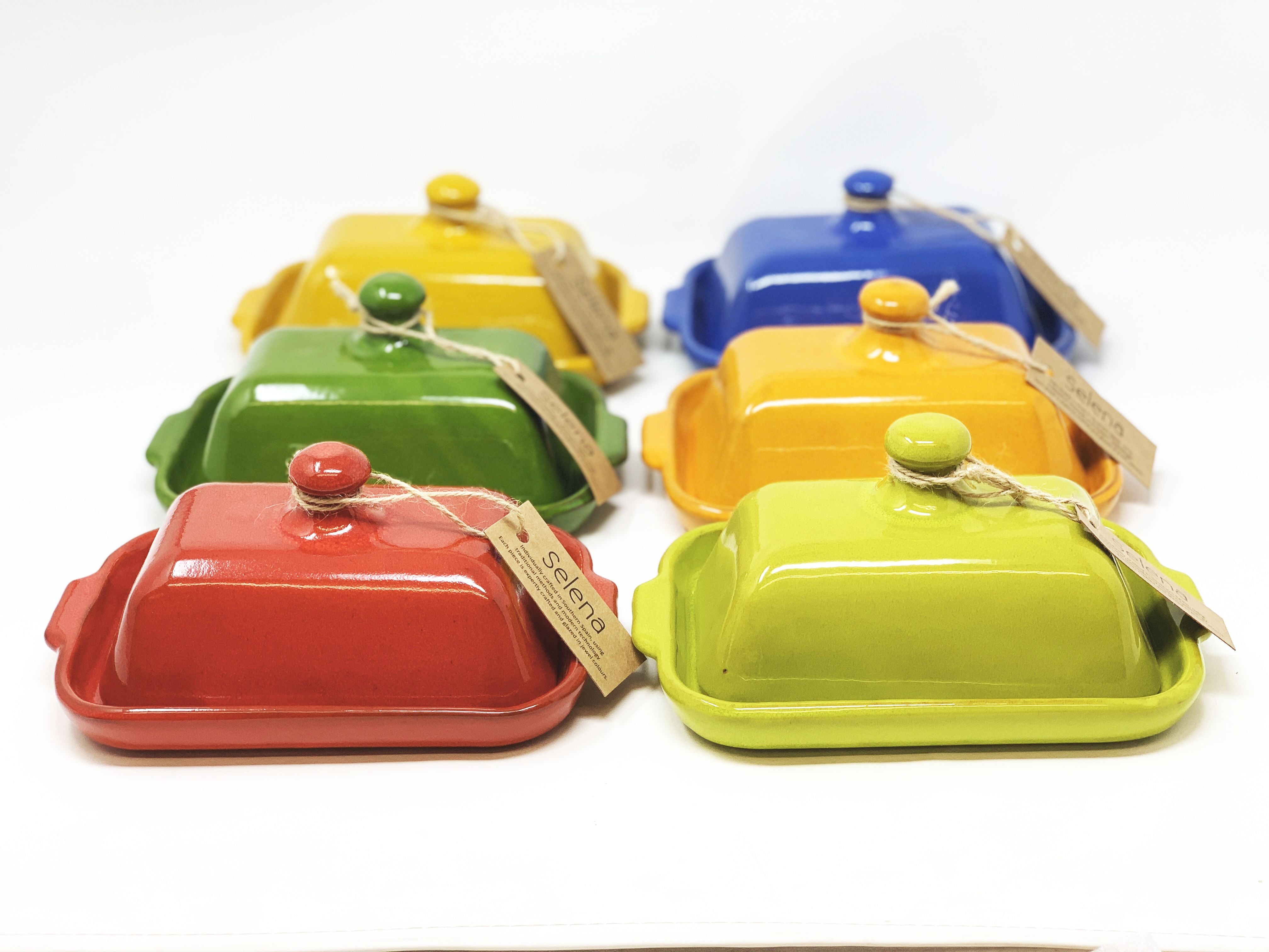 Divine Deli - Selena Butter Dish - Red