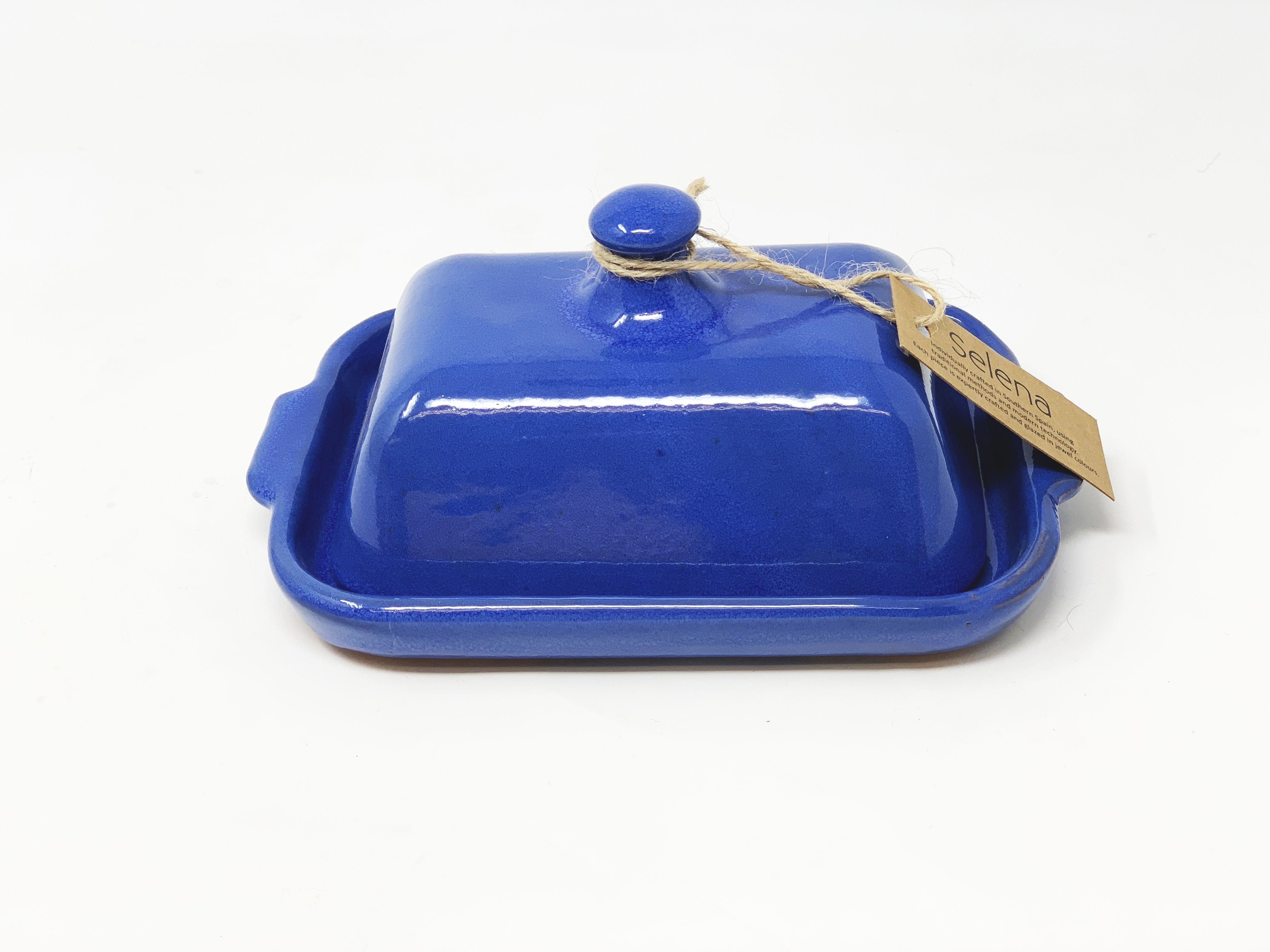 Divine Deli - Selena Butter Dish - Blue