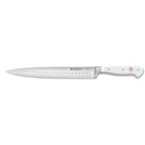 Wusthof New Classic White 23cm Carving Knife with Hollow Edge