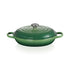 Le Creuset - Shallow Cast Iron Casserole - New Bamboo Green 30cm