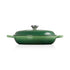 Le Creuset - Shallow Cast Iron Casserole - New Bamboo Green 30cm