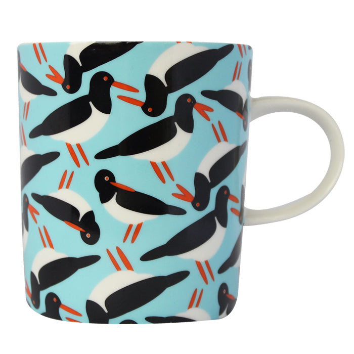 Sarah Miller I like Birds Mug - Oyster Catcher