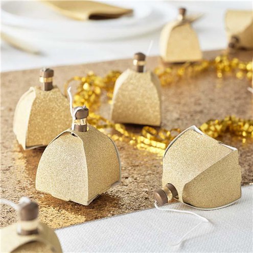 Talking Tables - Luxe Gold Glitter Party Poppers