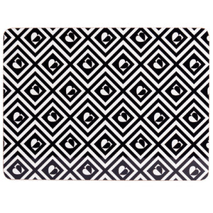Beau & Elliot - Monochrome Tile Placemats Set of 4