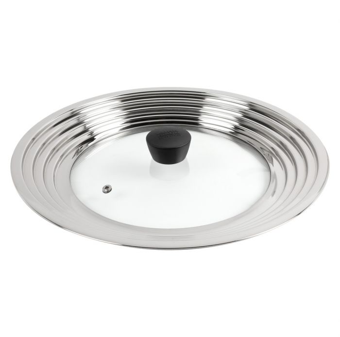 Kuhn Rikon Multi-Fit Lid Glass & Stainless Steel 24-30cms