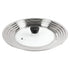 Kuhn Rikon Multi-Fit Lid Glass & Stainless Steel 24-30cms