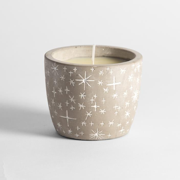 St Eval Candle Co - Christmas Star Pot Winter Thyme