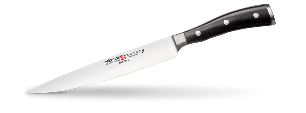 Wusthof Classic Ikon - 20cm Carving Knife - Black Handle WT4522/14B