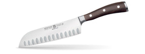 Wusthof Ikon - 17cm Santoku Knife - Brown Handle - 4976
