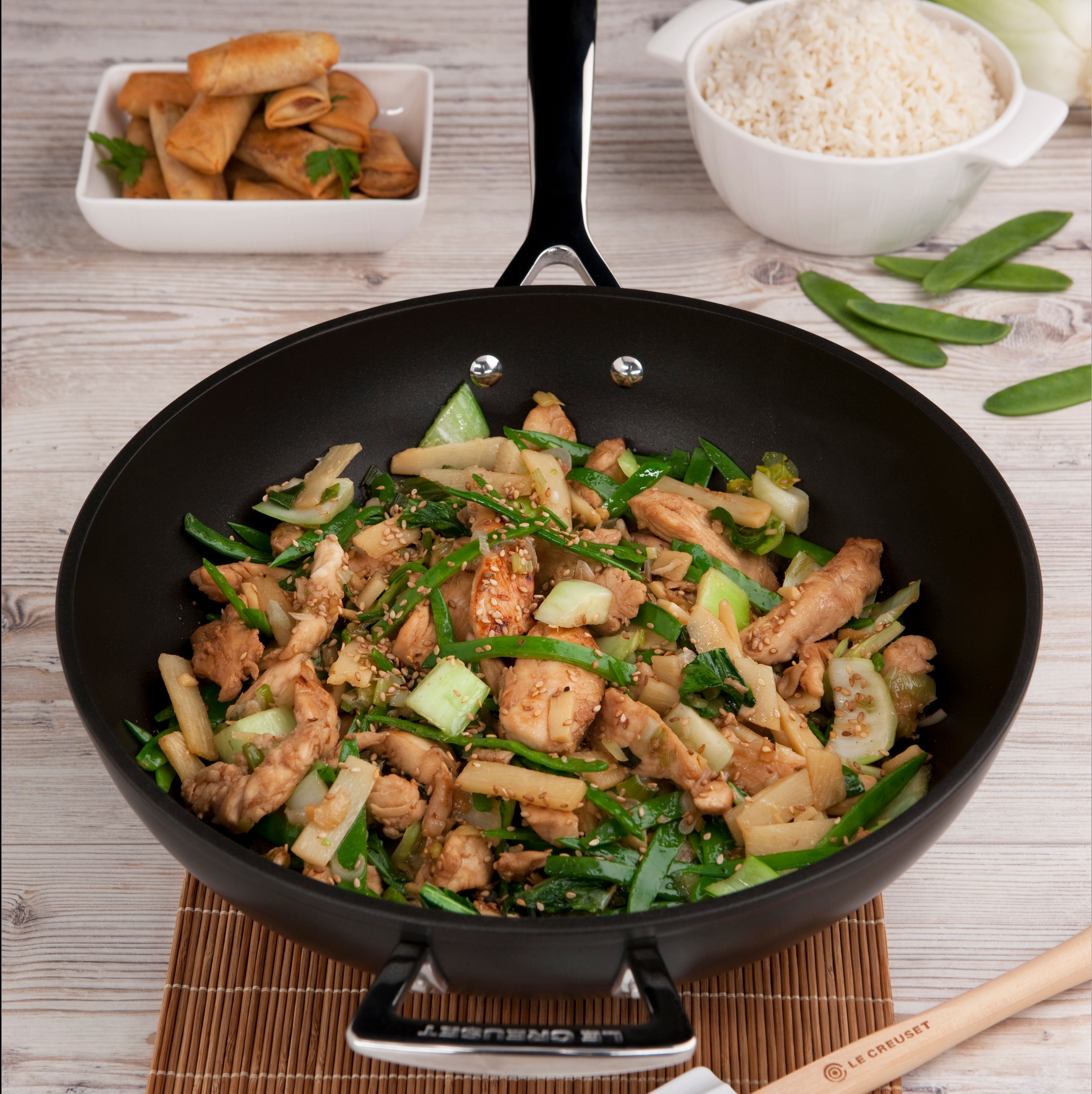 Le Creuset Toughened Non-Stick Stir Fry Pan 30cm