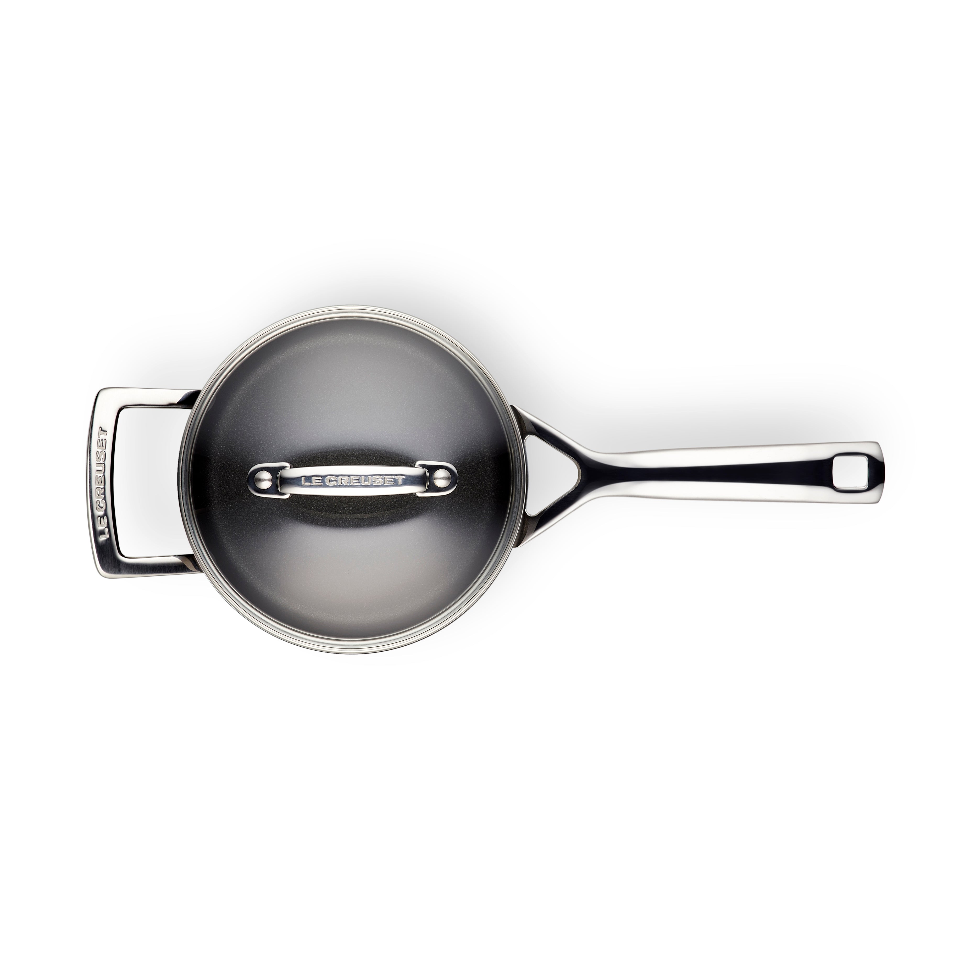 Le Creuset Toughened Non-Stick Saucepan with Glass Lid (3 sizes available)