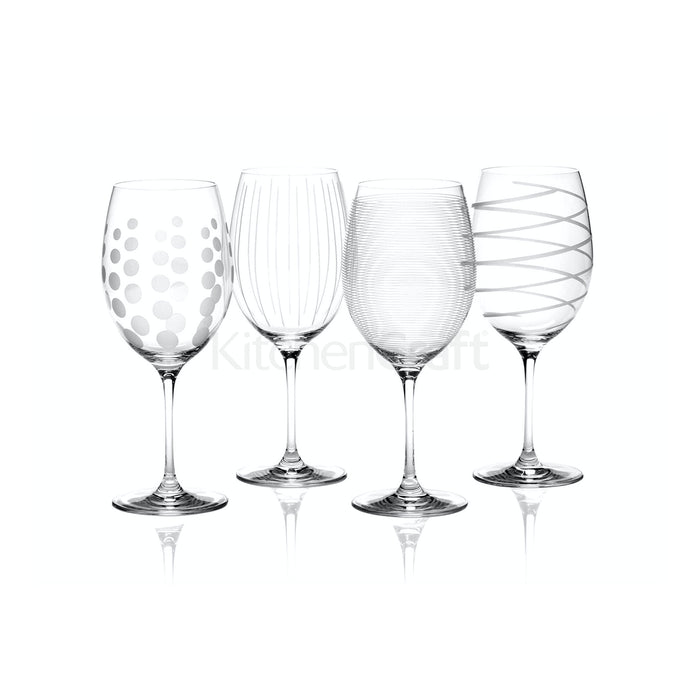 Mikasa Cheers Set of 4 Red Wine Glasses 24floz 685 mls