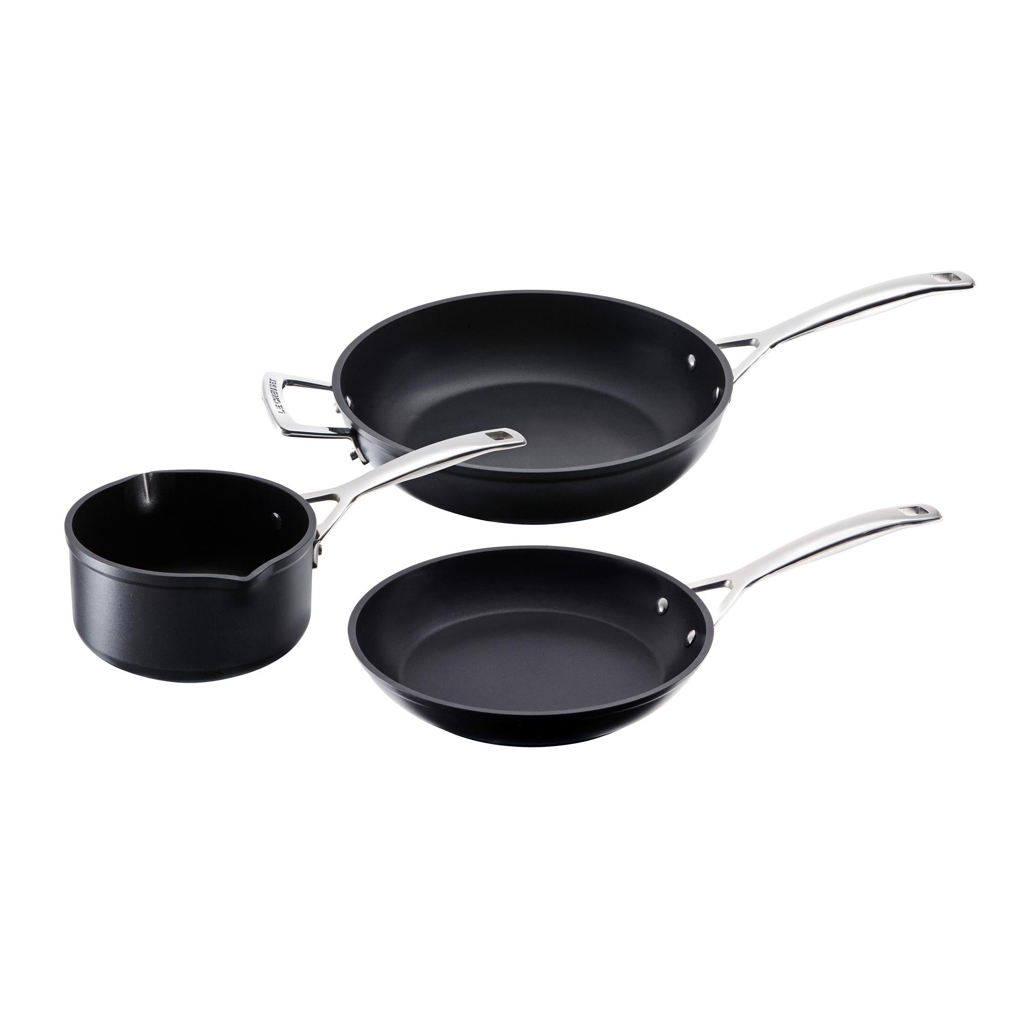 Le Creuset Toughened Non-Stick 3-Piece Cookware Set