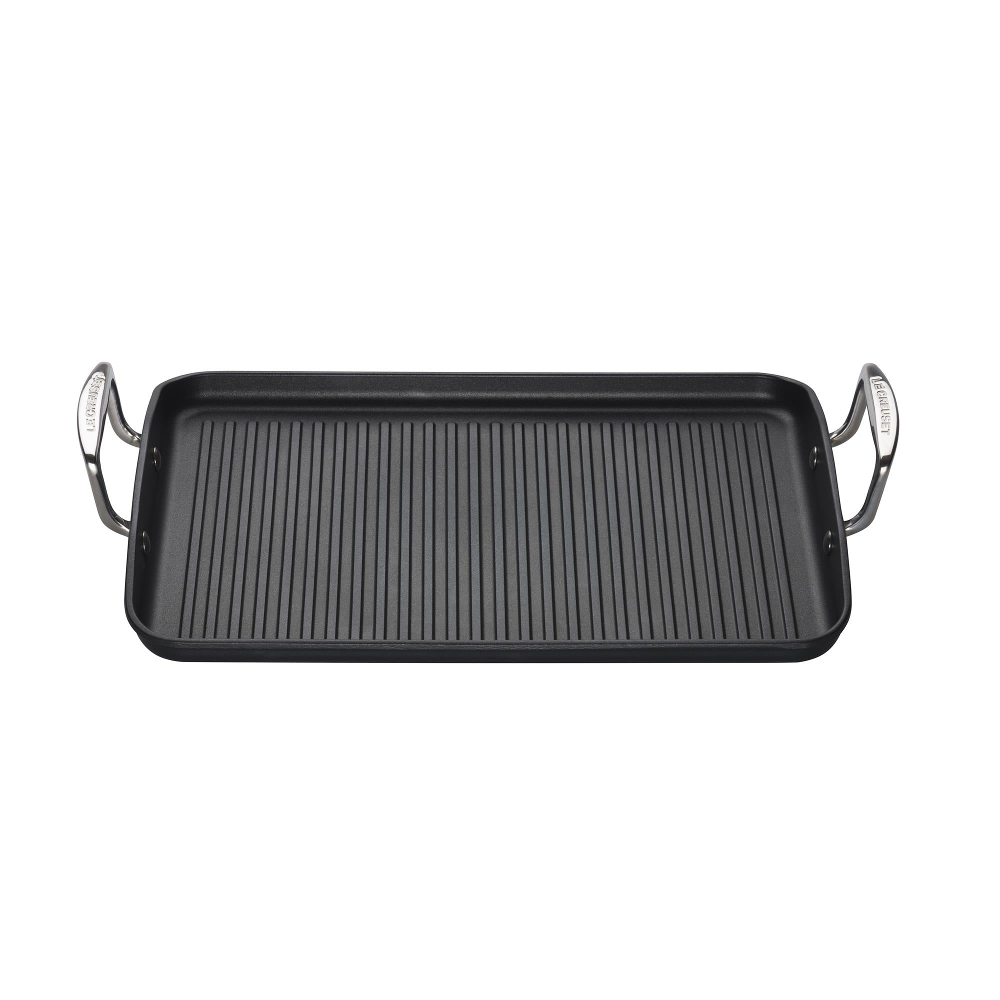 Le Creuset Toughened Non-Stick Rectangular Ribbed  Grill 35cm