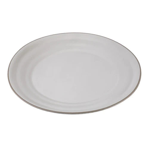 Ladelle Clyde Round Platter in Coconut