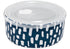 Ladelle 16cm Abode Ink Blue Dashes Microwave bowl