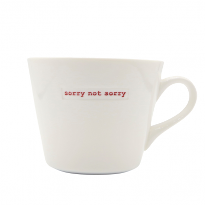 Keith Brymer Jones - 350ml Bucket Mug - Sorry not Sorry