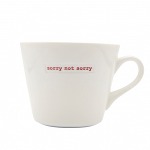 Keith Brymer Jones - 350ml Bucket Mug - Sorry not Sorry