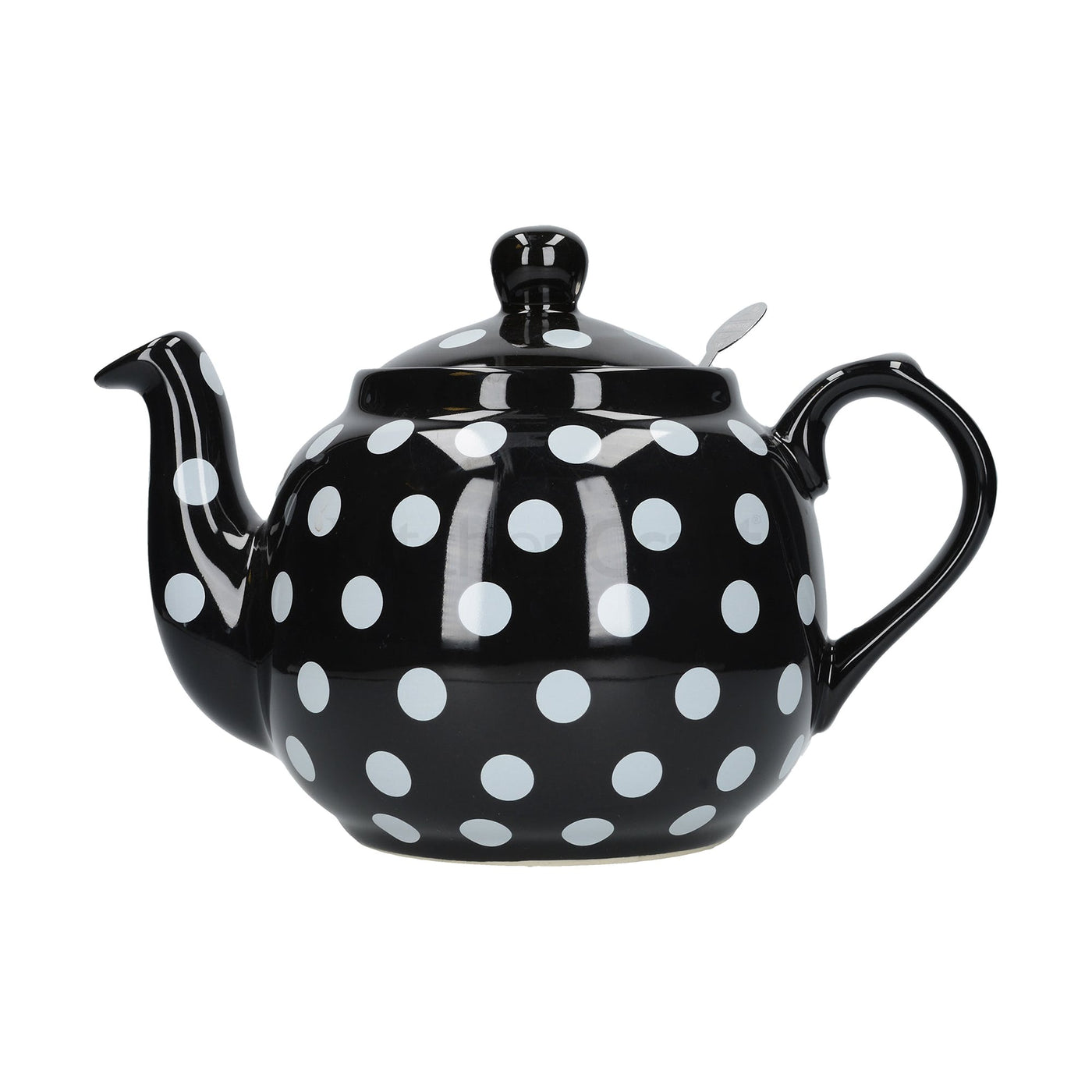 London Pottery Farmhouse Loose Leaf Teapot with Infuser, Ceramic, Grey, 4  Cup (1.2 Litre)