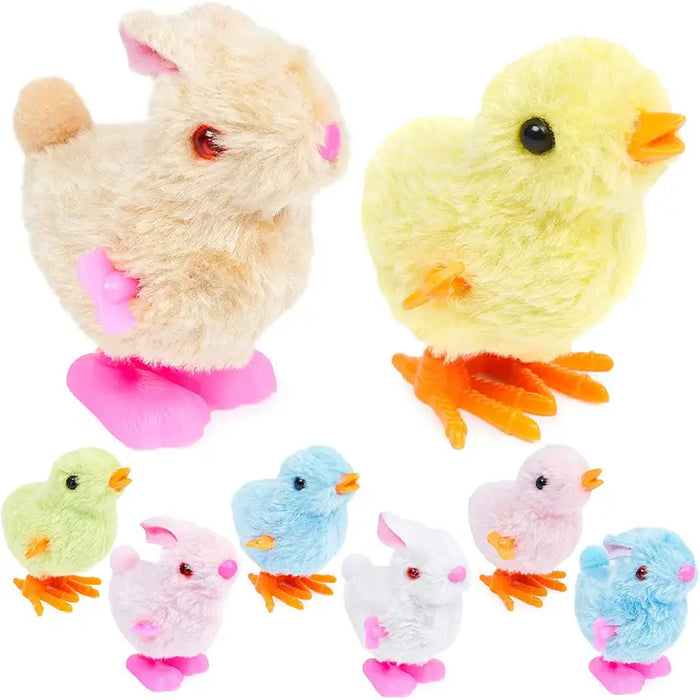 Easter Chicken/Bunny Wind Up Toy - Assorted