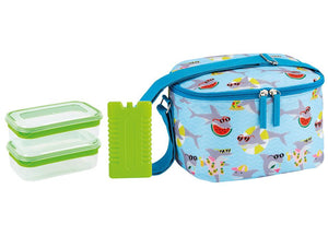 Ladelle Summer Fun Jawsome 4pc Lunch Set - Kids lunch bag