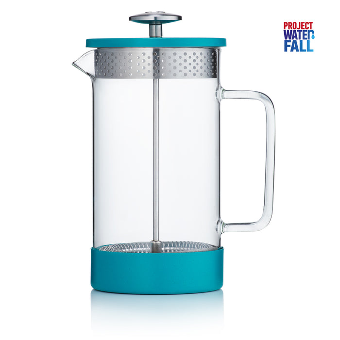 Barista & Co - 8 Cup - Teal Core Coffee Press Project Waterfall