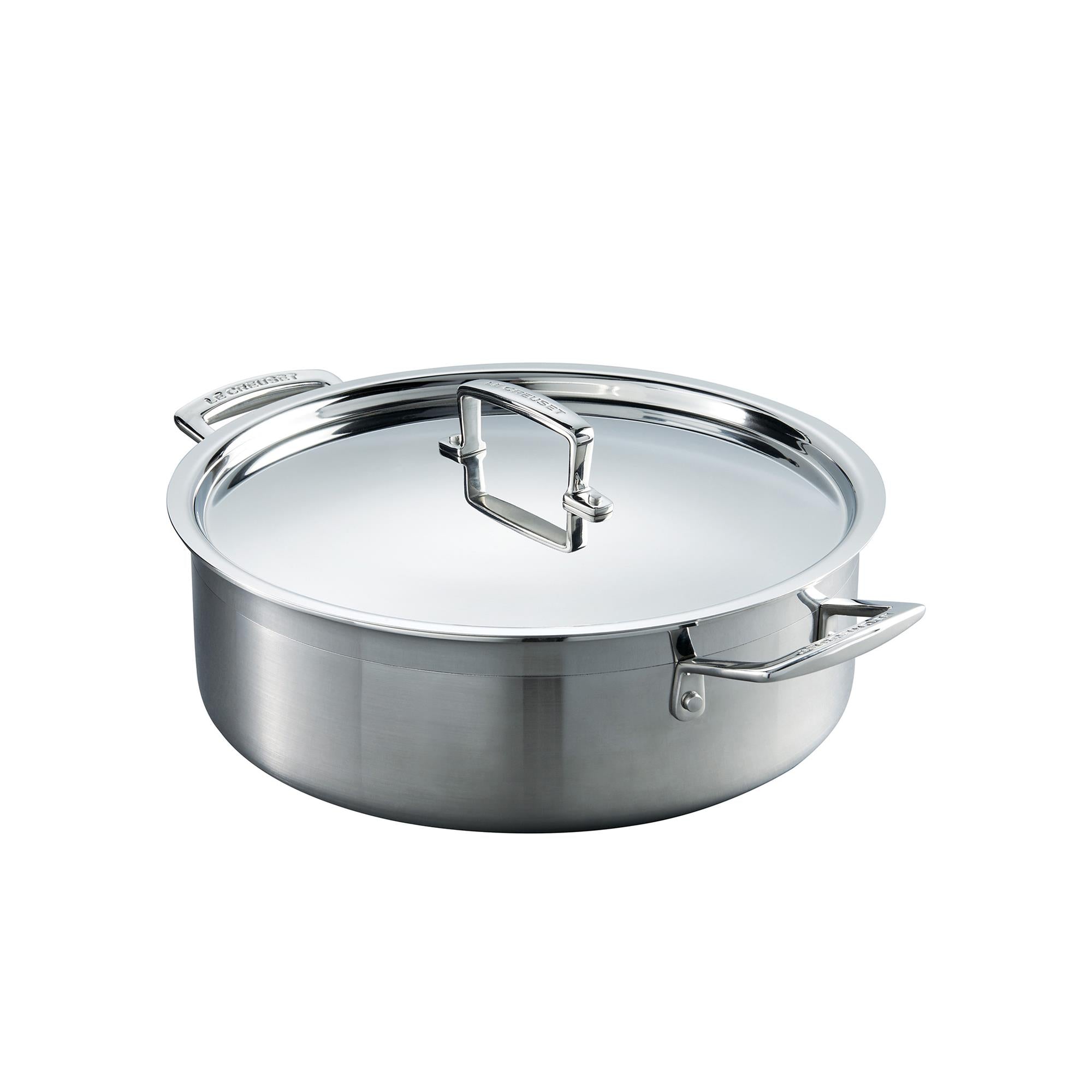 Le Creuset 3-ply Stainless Steel Sauteuse 28cm