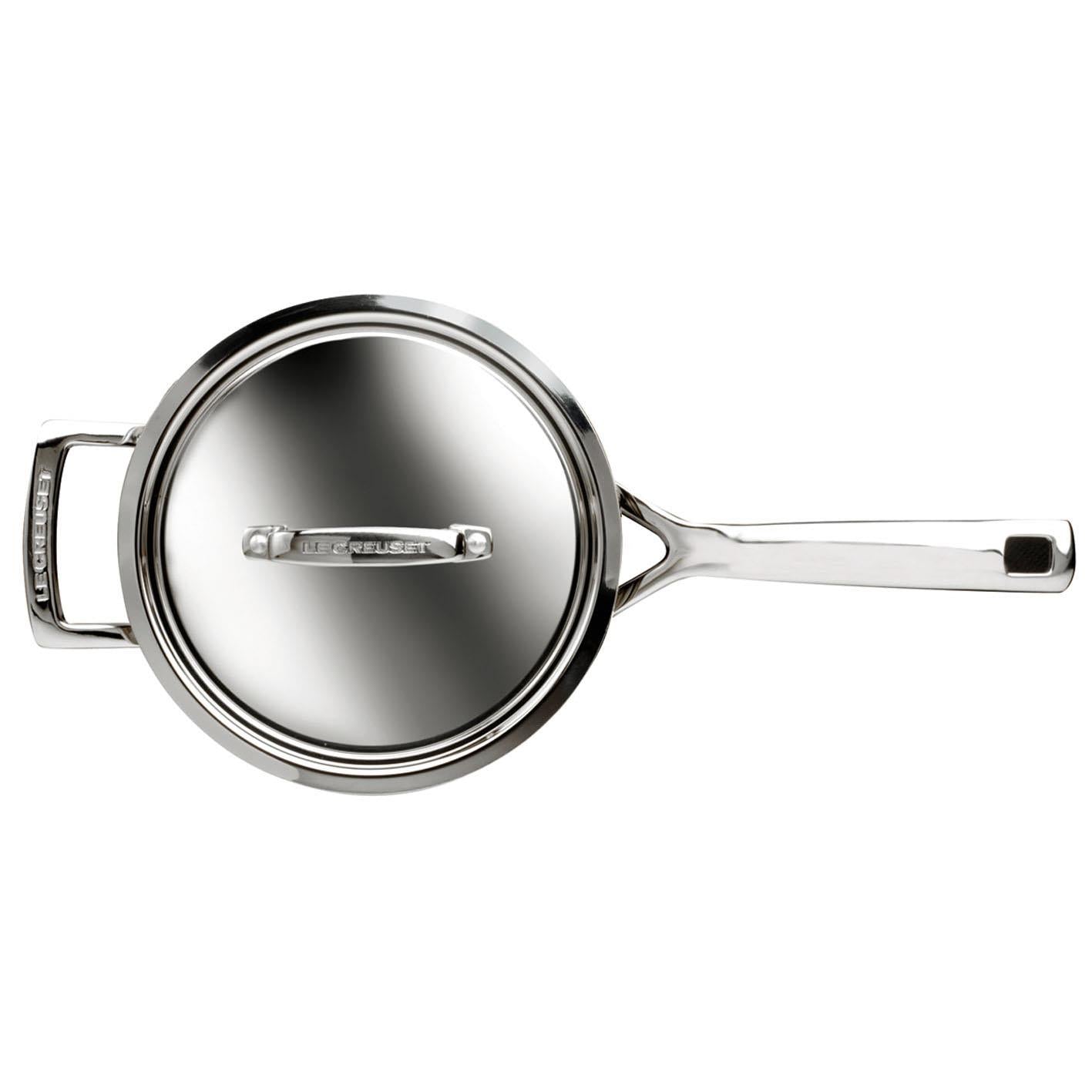 Le Creuset 3-ply Stainless Steel  Saucepan with lid (3 sizes available)