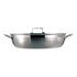 Le Creuset 3ply Shallow Casserole with Lid 30cm Uncoated