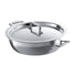 Le Creuset 3-ply Stainless Steel Shallow Casserole with Lid