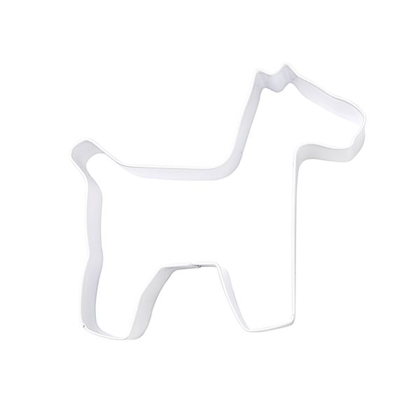 White dog cookie cutters
