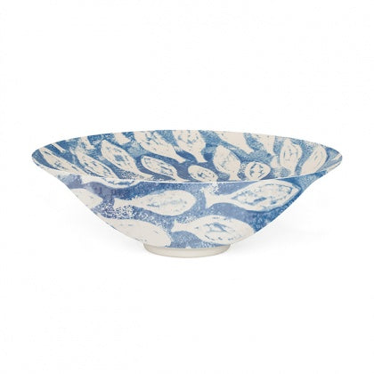 BlissHome Salad Bowl Shoal Fish Blue