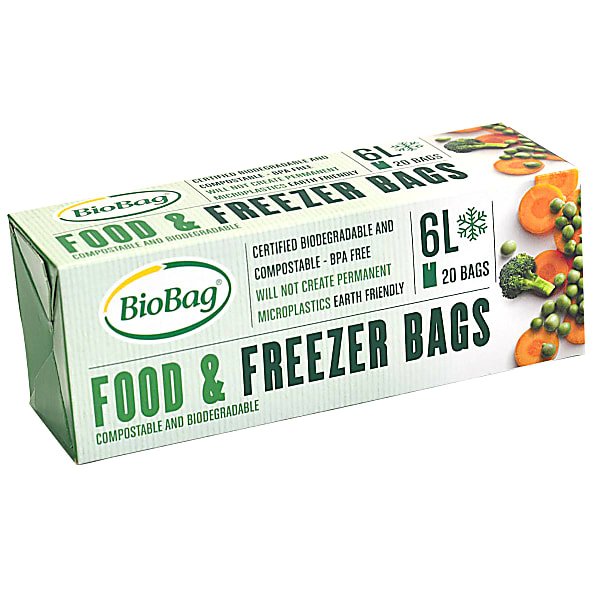 Biobag 6 Litre Food & Freezer Bags on a Roll