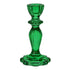 Talking Tables Boho Dark Green Glass Candle Holder