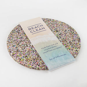 Liga - Beach Clean Round Placemat Set of 4