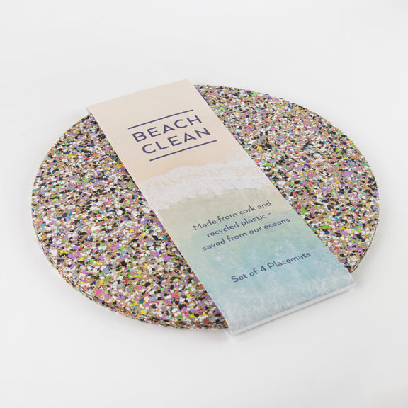 Liga - Beach Clean Round Placemat Set of 4