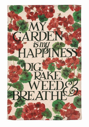Emma Bridgewater - My Garden Is My Happiness Tea Towel